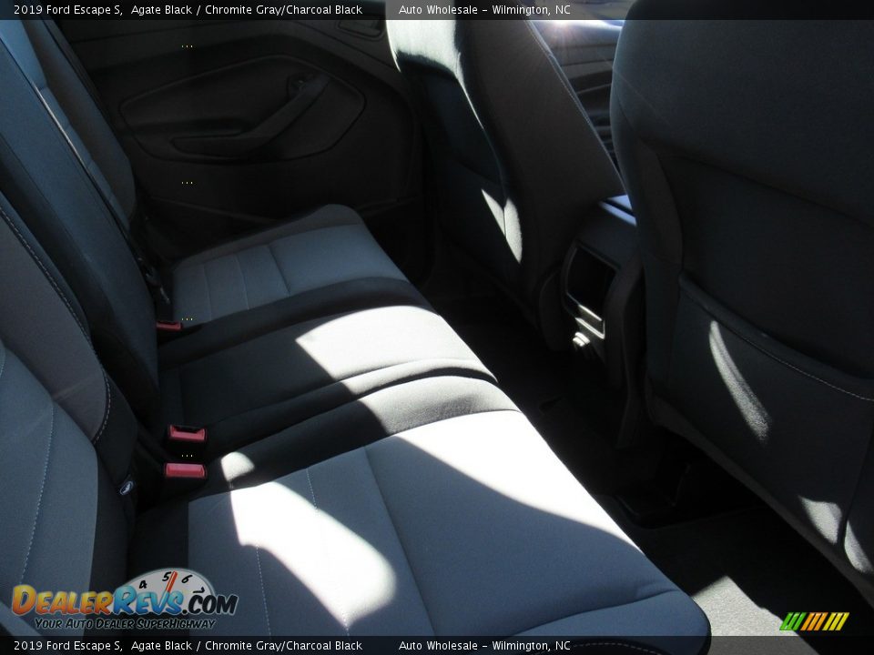 2019 Ford Escape S Agate Black / Chromite Gray/Charcoal Black Photo #13