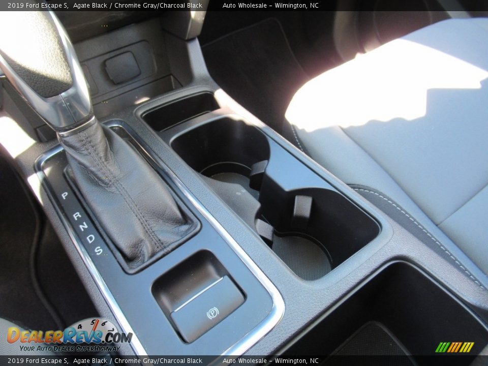 2019 Ford Escape S Agate Black / Chromite Gray/Charcoal Black Photo #19