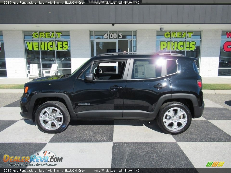 2019 Jeep Renegade Limited 4x4 Black / Black/Ski Grey Photo #1