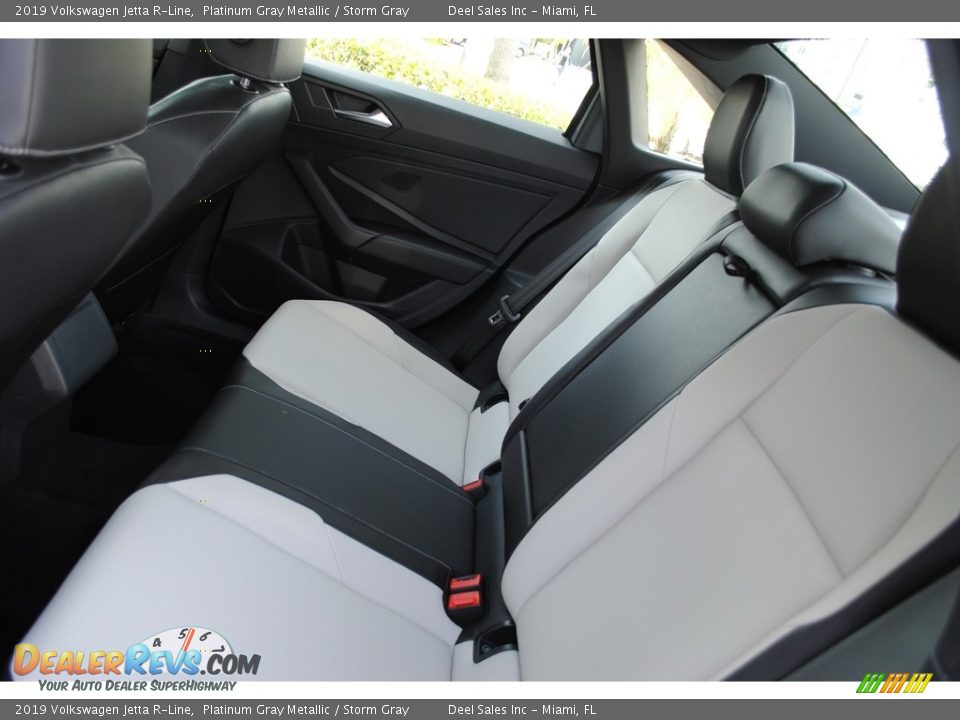 2019 Volkswagen Jetta R-Line Platinum Gray Metallic / Storm Gray Photo #11