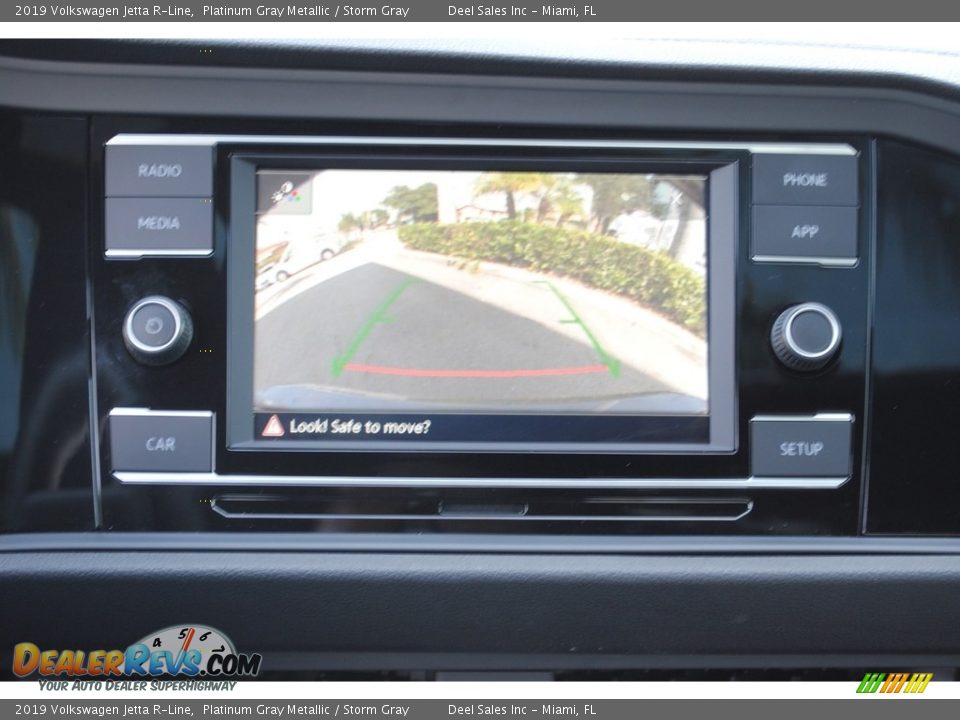 2019 Volkswagen Jetta R-Line Platinum Gray Metallic / Storm Gray Photo #16