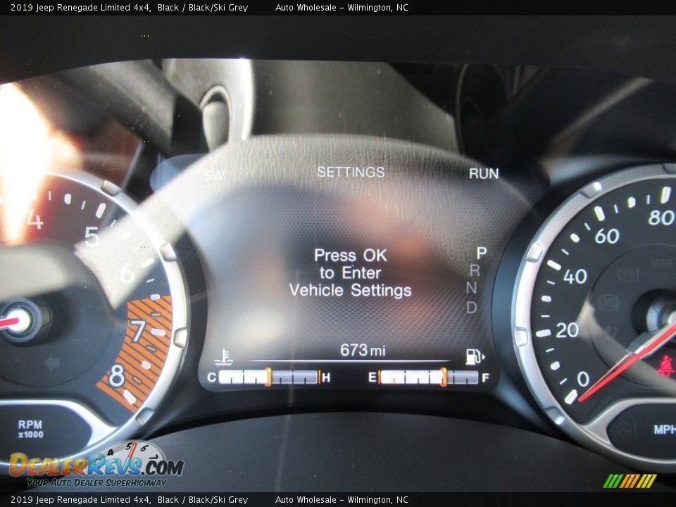 2019 Jeep Renegade Limited 4x4 Black / Black/Ski Grey Photo #15