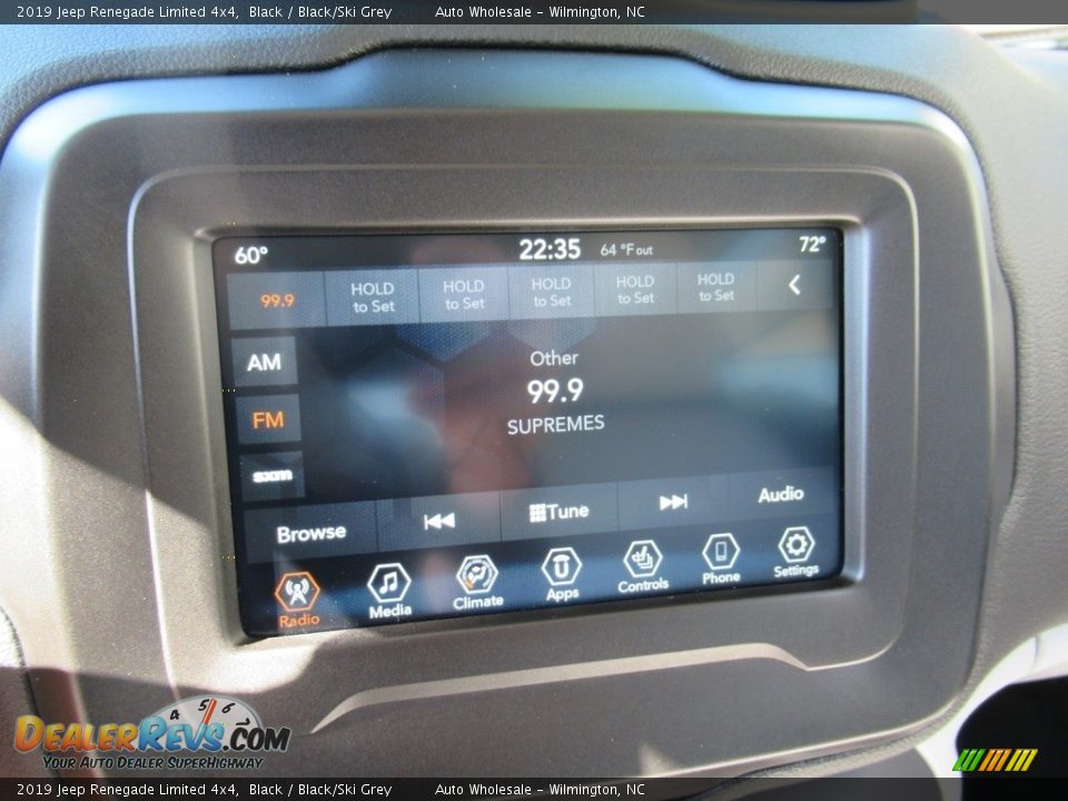 2019 Jeep Renegade Limited 4x4 Black / Black/Ski Grey Photo #16