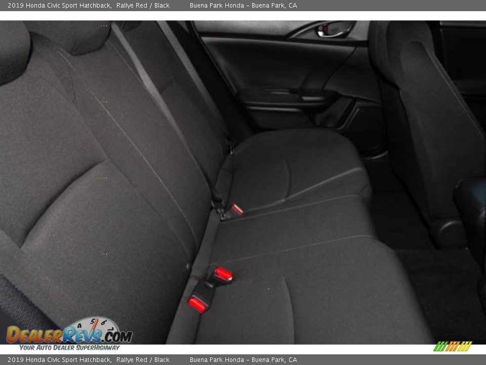 2019 Honda Civic Sport Hatchback Rallye Red / Black Photo #18