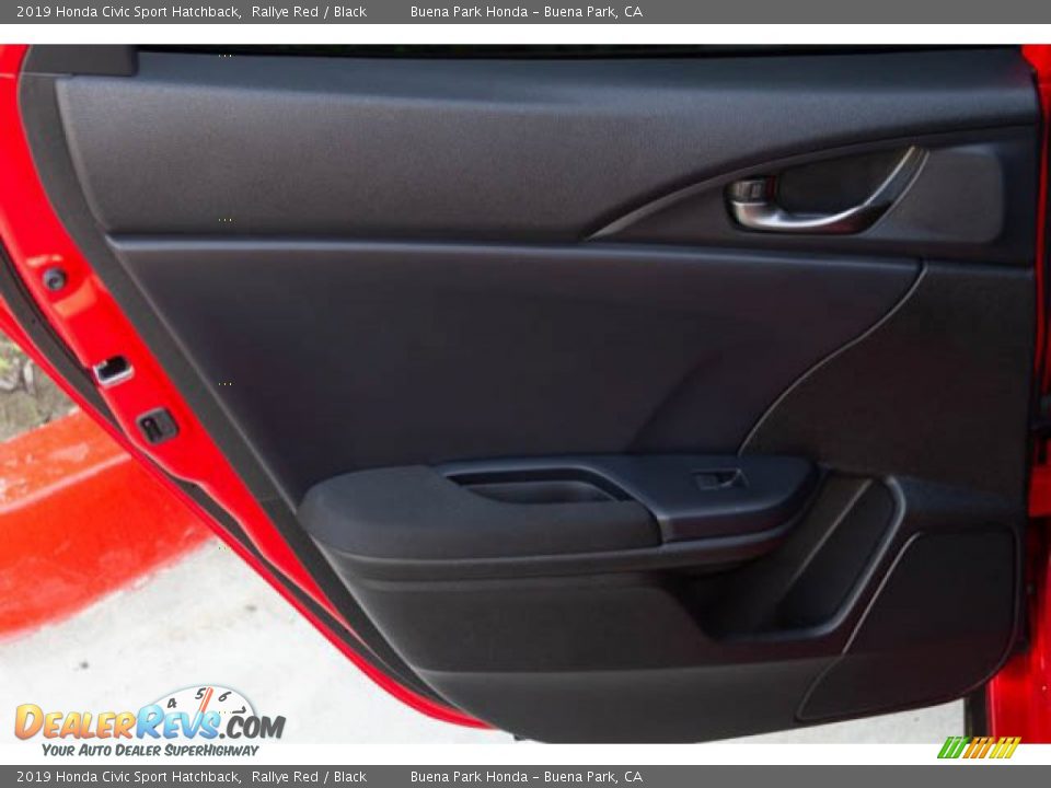 2019 Honda Civic Sport Hatchback Rallye Red / Black Photo #28