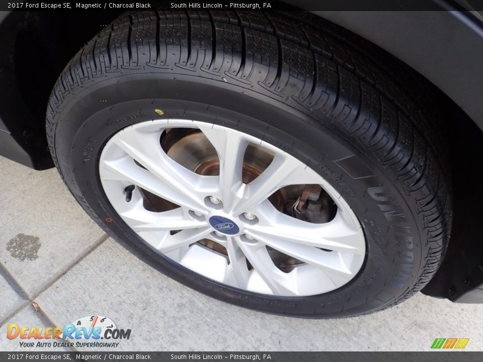 2017 Ford Escape SE Magnetic / Charcoal Black Photo #10
