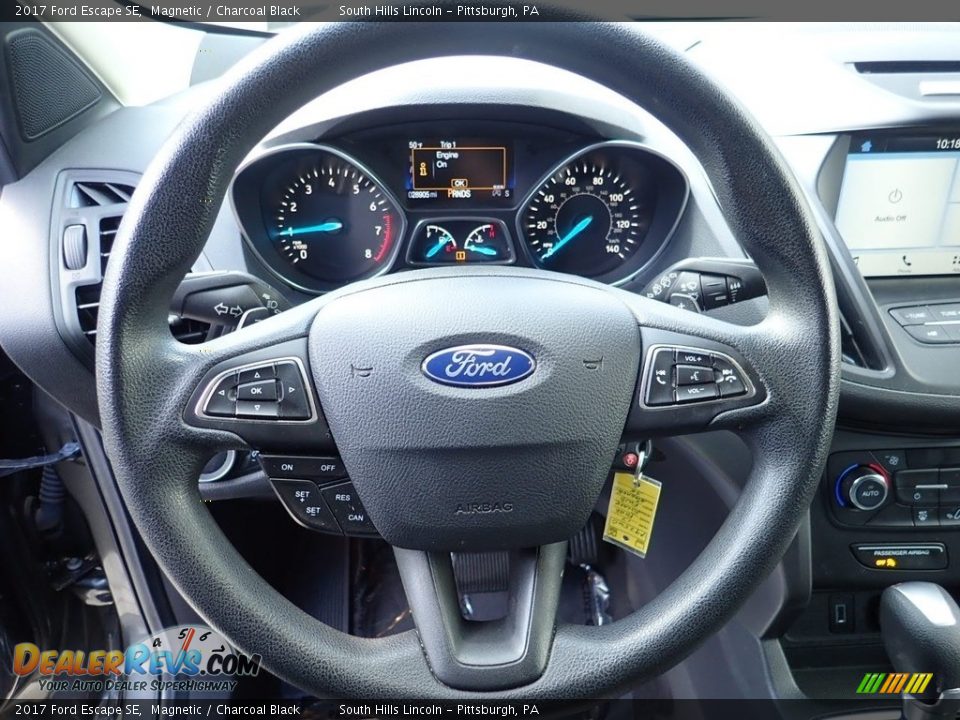 2017 Ford Escape SE Magnetic / Charcoal Black Photo #21