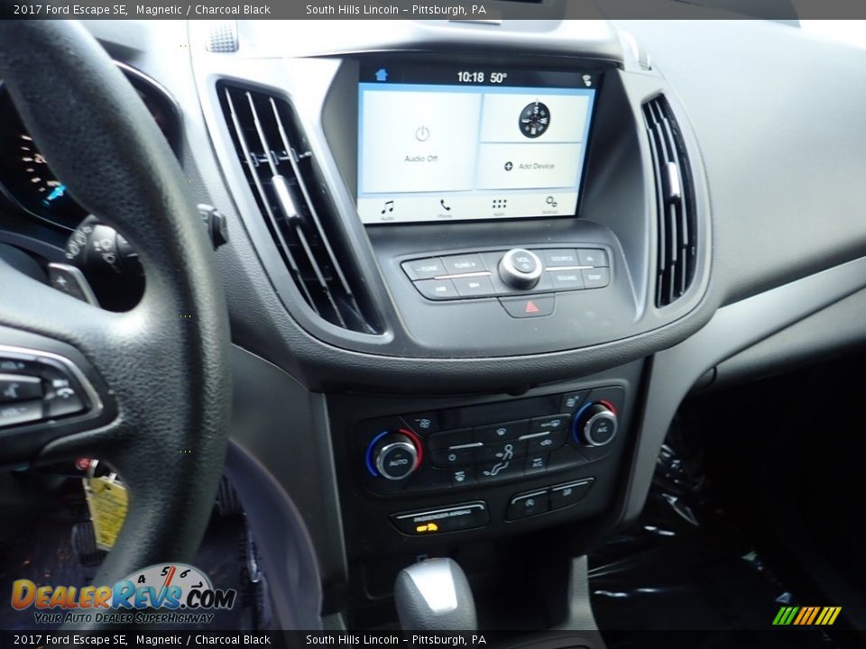 2017 Ford Escape SE Magnetic / Charcoal Black Photo #22