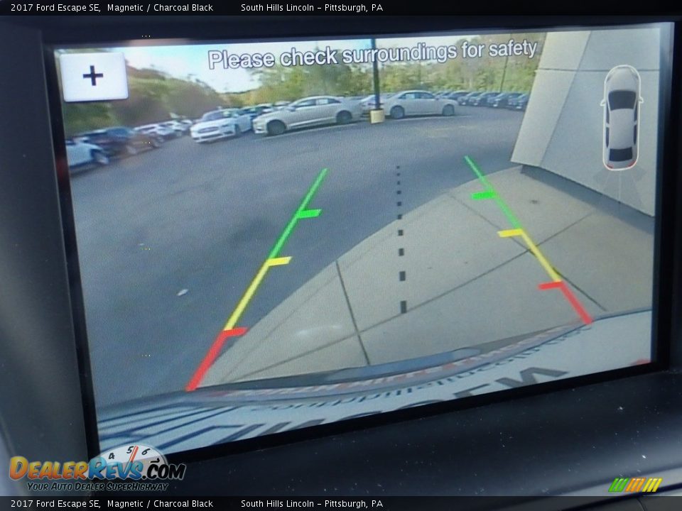 2017 Ford Escape SE Magnetic / Charcoal Black Photo #25