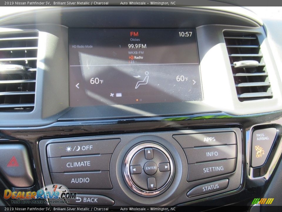 2019 Nissan Pathfinder SV Brilliant Silver Metallic / Charcoal Photo #16