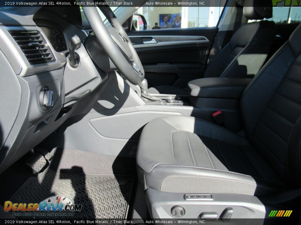 2019 Volkswagen Atlas SEL 4Motion Pacific Blue Metallic / Titan Black Photo #9