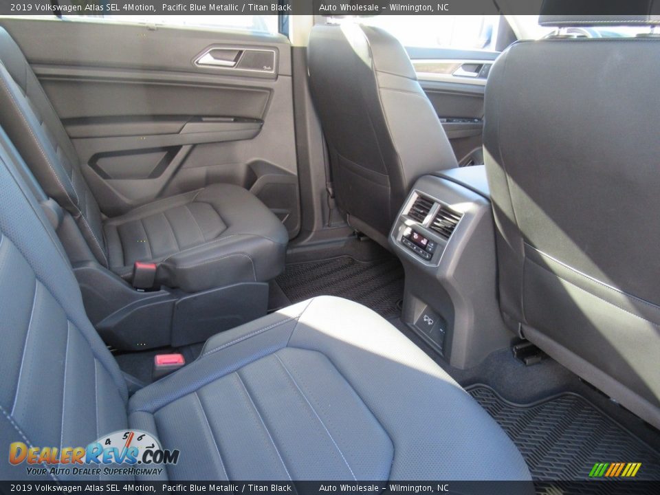 2019 Volkswagen Atlas SEL 4Motion Pacific Blue Metallic / Titan Black Photo #12