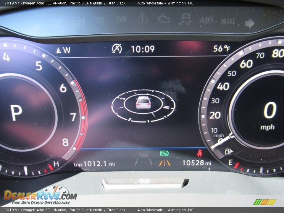 2019 Volkswagen Atlas SEL 4Motion Pacific Blue Metallic / Titan Black Photo #15