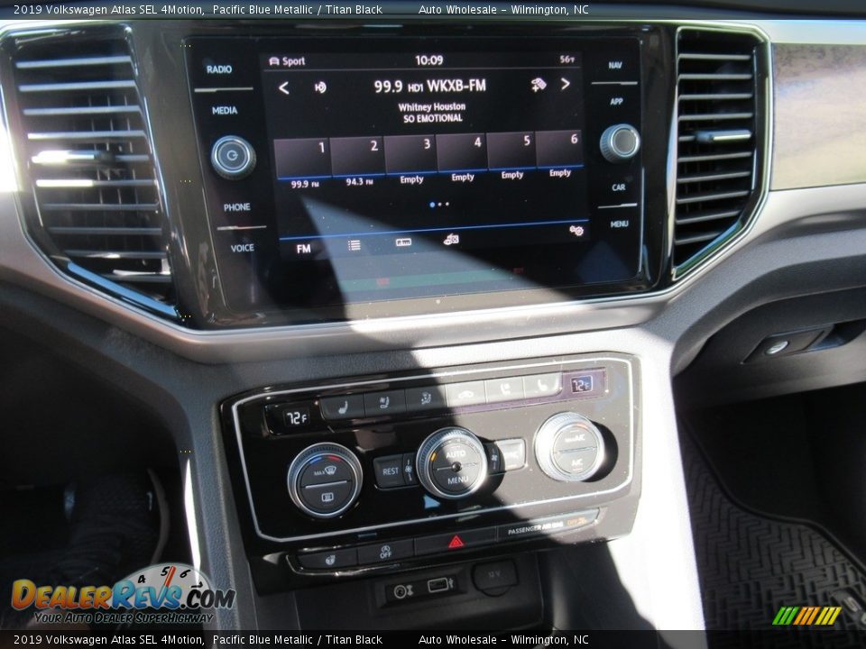 2019 Volkswagen Atlas SEL 4Motion Pacific Blue Metallic / Titan Black Photo #17