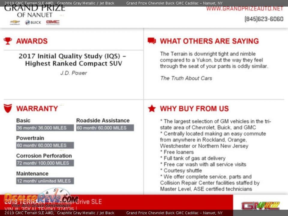 2019 GMC Terrain SLE AWD Graphite Gray Metallic / Jet Black Photo #10