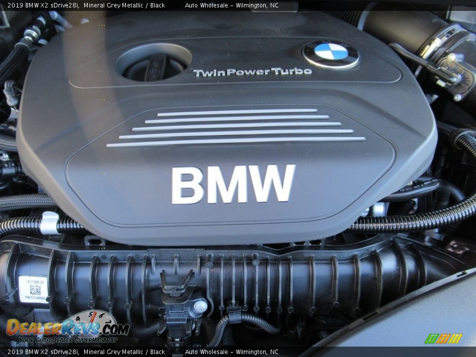 2019 BMW X2 sDrive28i Mineral Grey Metallic / Black Photo #6