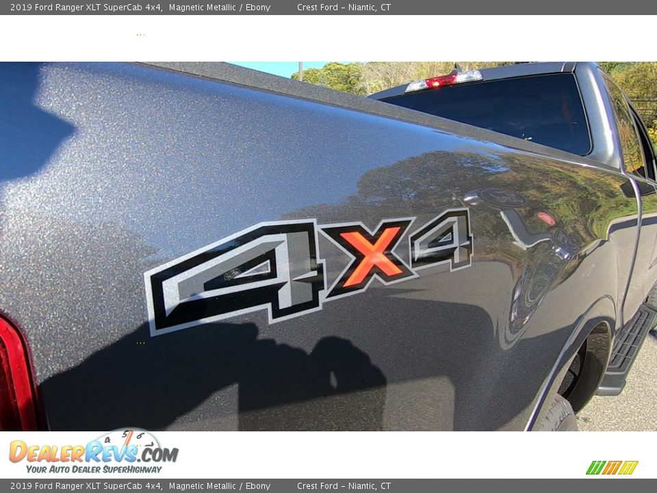 2019 Ford Ranger XLT SuperCab 4x4 Magnetic Metallic / Ebony Photo #9