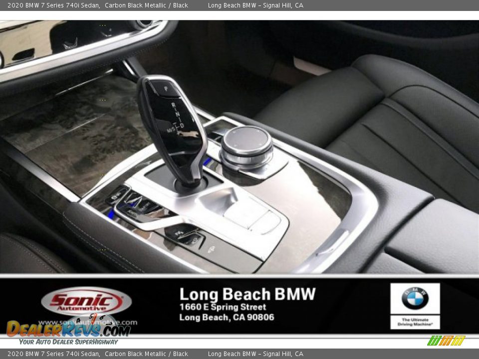 2020 BMW 7 Series 740i Sedan Carbon Black Metallic / Black Photo #6