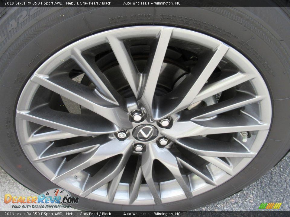 2019 Lexus RX 350 F Sport AWD Nebula Gray Pearl / Black Photo #7