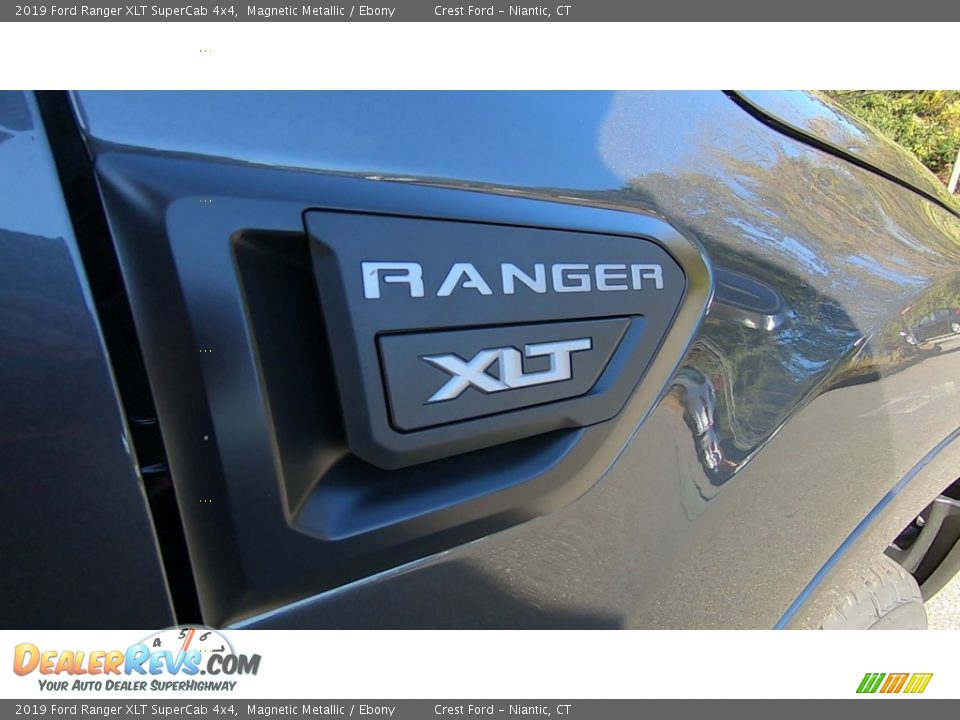 2019 Ford Ranger XLT SuperCab 4x4 Magnetic Metallic / Ebony Photo #25