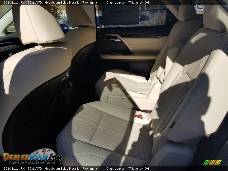 2020 Lexus RX 450hL AWD Moonbeam Beige Metallic / Parchment Photo #3