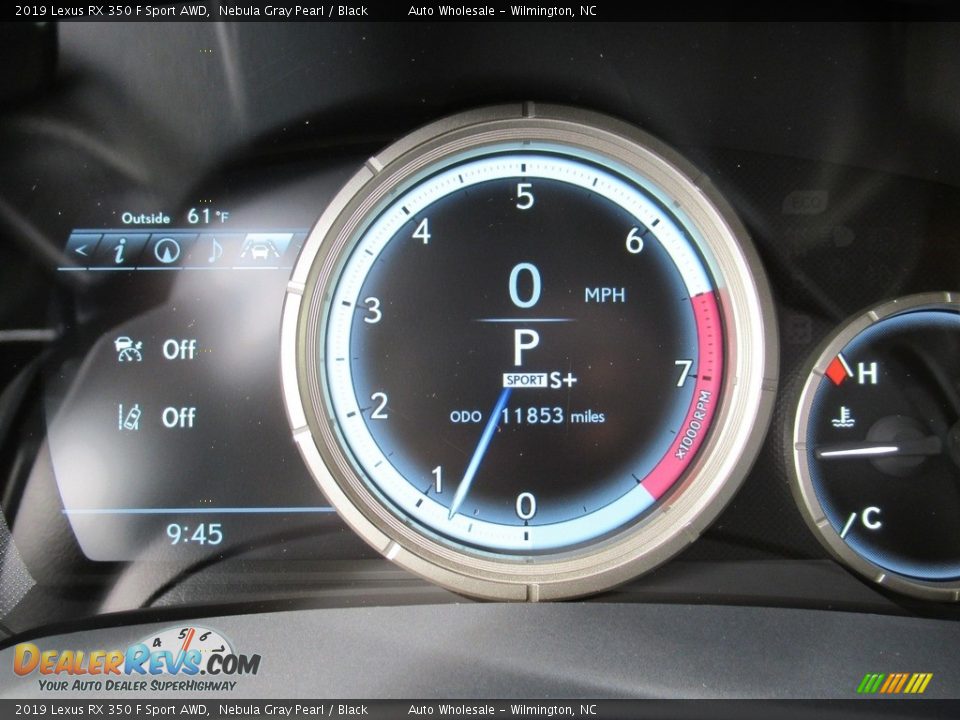2019 Lexus RX 350 F Sport AWD Nebula Gray Pearl / Black Photo #15
