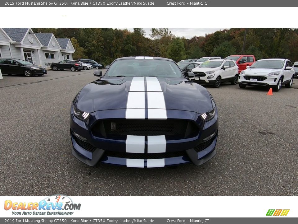 2019 Ford Mustang Shelby GT350 Kona Blue / GT350 Ebony Leather/Miko Suede Photo #2