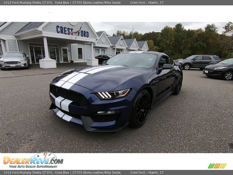 2019 Ford Mustang Shelby GT350 Kona Blue / GT350 Ebony Leather/Miko Suede Photo #3