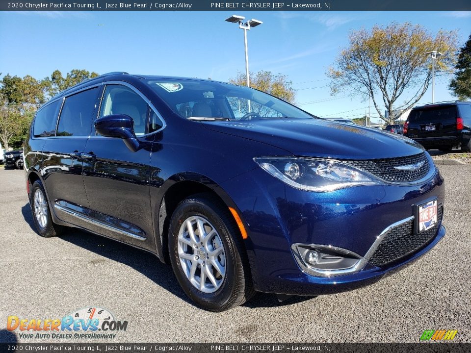 2020 Chrysler Pacifica Touring L Jazz Blue Pearl / Cognac/Alloy Photo #1