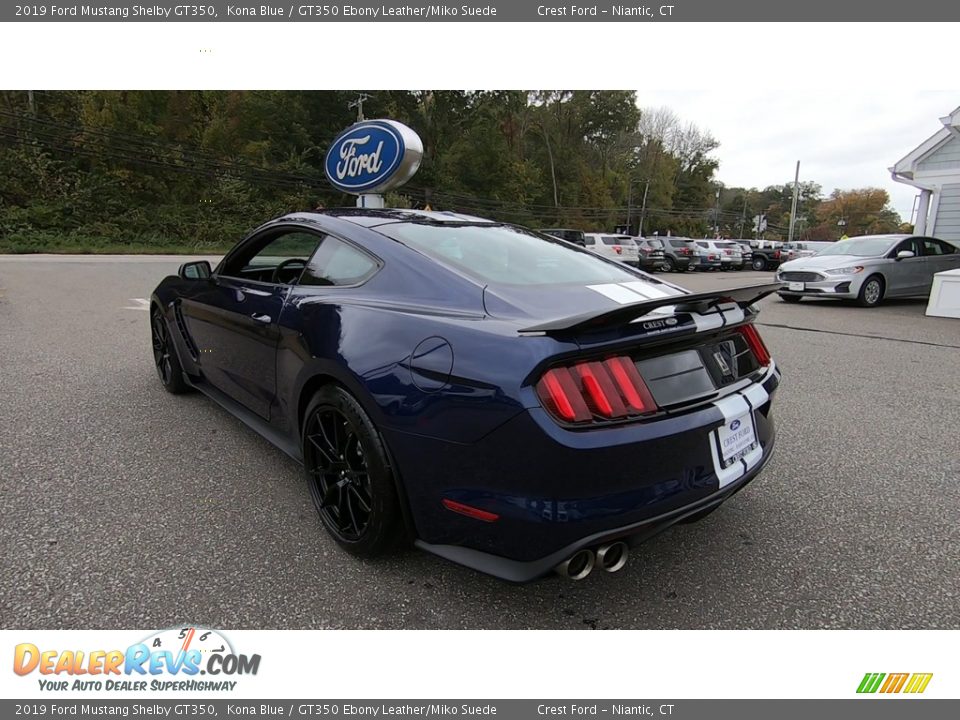 2019 Ford Mustang Shelby GT350 Kona Blue / GT350 Ebony Leather/Miko Suede Photo #5