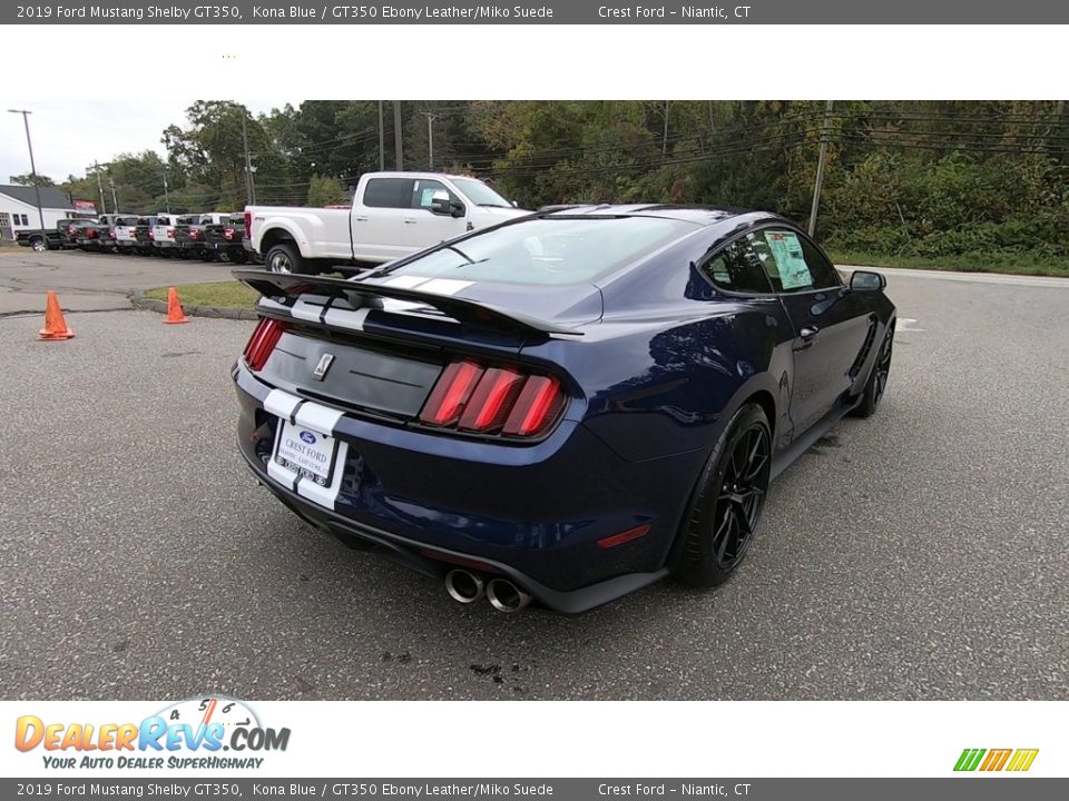 2019 Ford Mustang Shelby GT350 Kona Blue / GT350 Ebony Leather/Miko Suede Photo #7