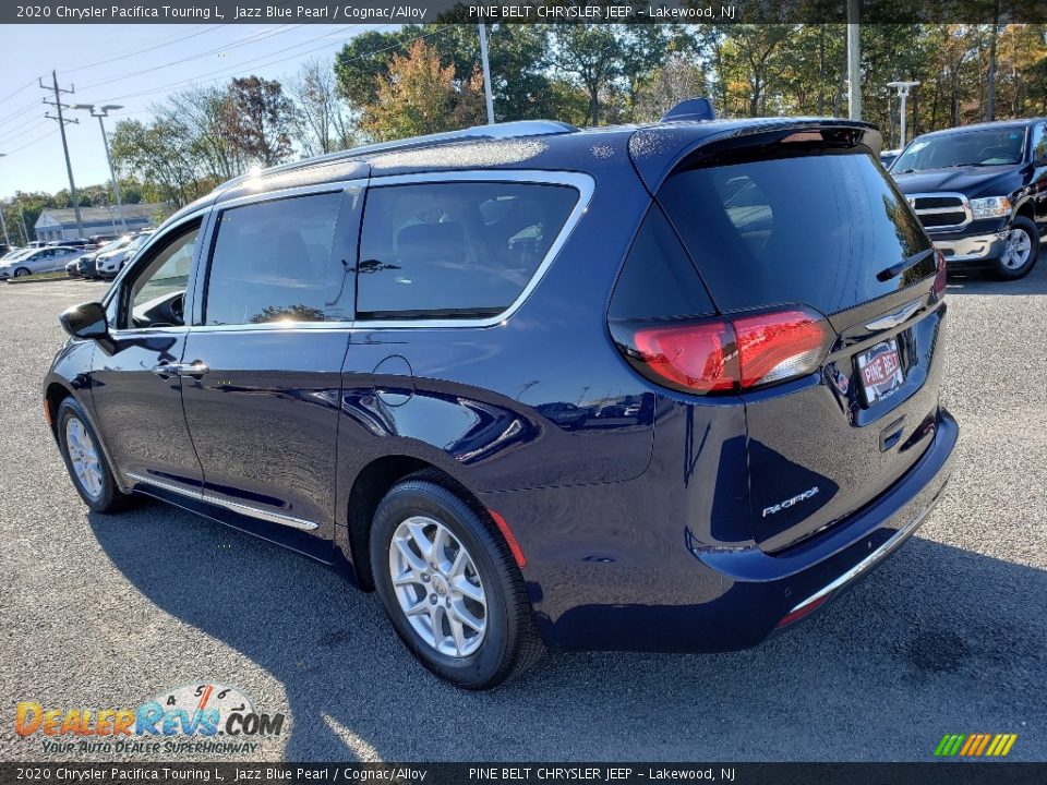 2020 Chrysler Pacifica Touring L Jazz Blue Pearl / Cognac/Alloy Photo #4