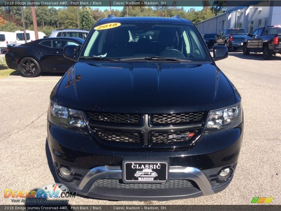 2018 Dodge Journey Crossroad AWD Pitch Black / Black Photo #4