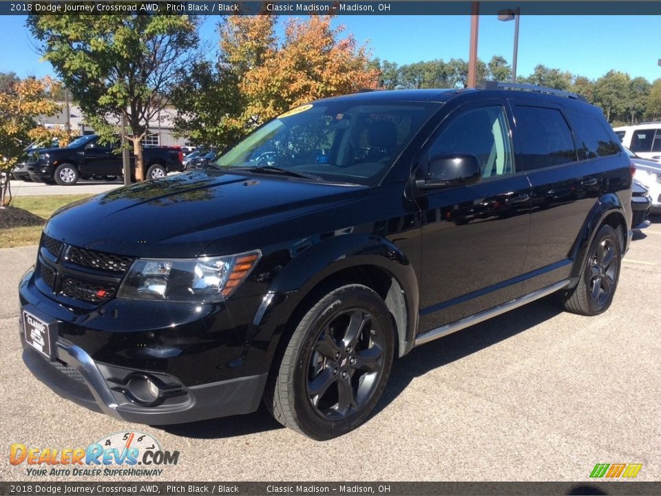 2018 Dodge Journey Crossroad AWD Pitch Black / Black Photo #5