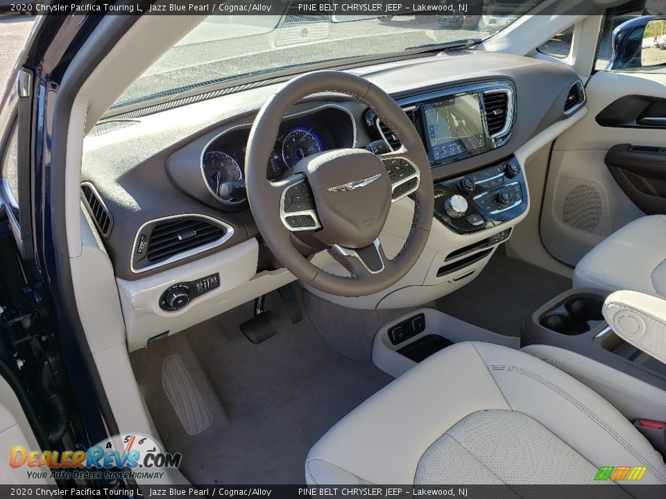 2020 Chrysler Pacifica Touring L Jazz Blue Pearl / Cognac/Alloy Photo #6