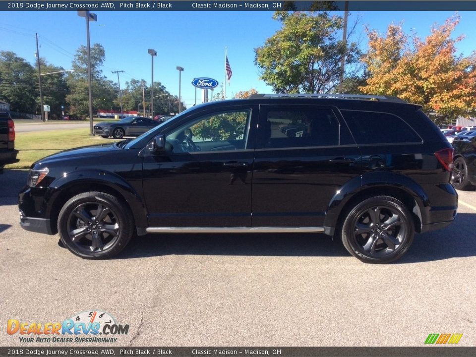 2018 Dodge Journey Crossroad AWD Pitch Black / Black Photo #6