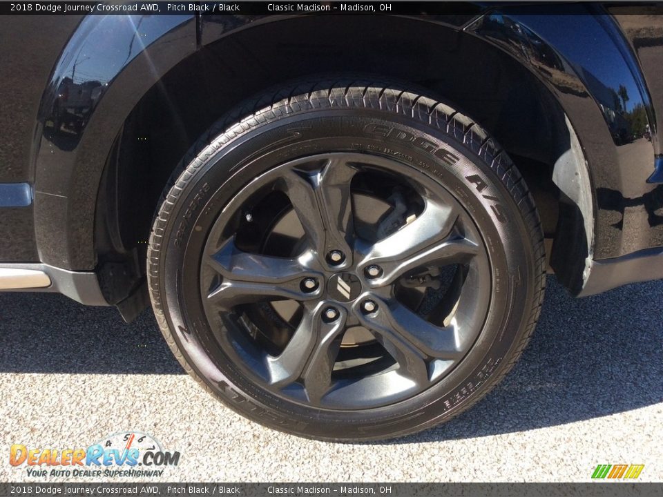 2018 Dodge Journey Crossroad AWD Pitch Black / Black Photo #13
