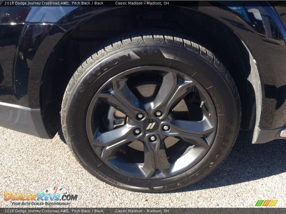 2018 Dodge Journey Crossroad AWD Pitch Black / Black Photo #14