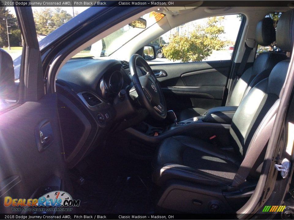 2018 Dodge Journey Crossroad AWD Pitch Black / Black Photo #16