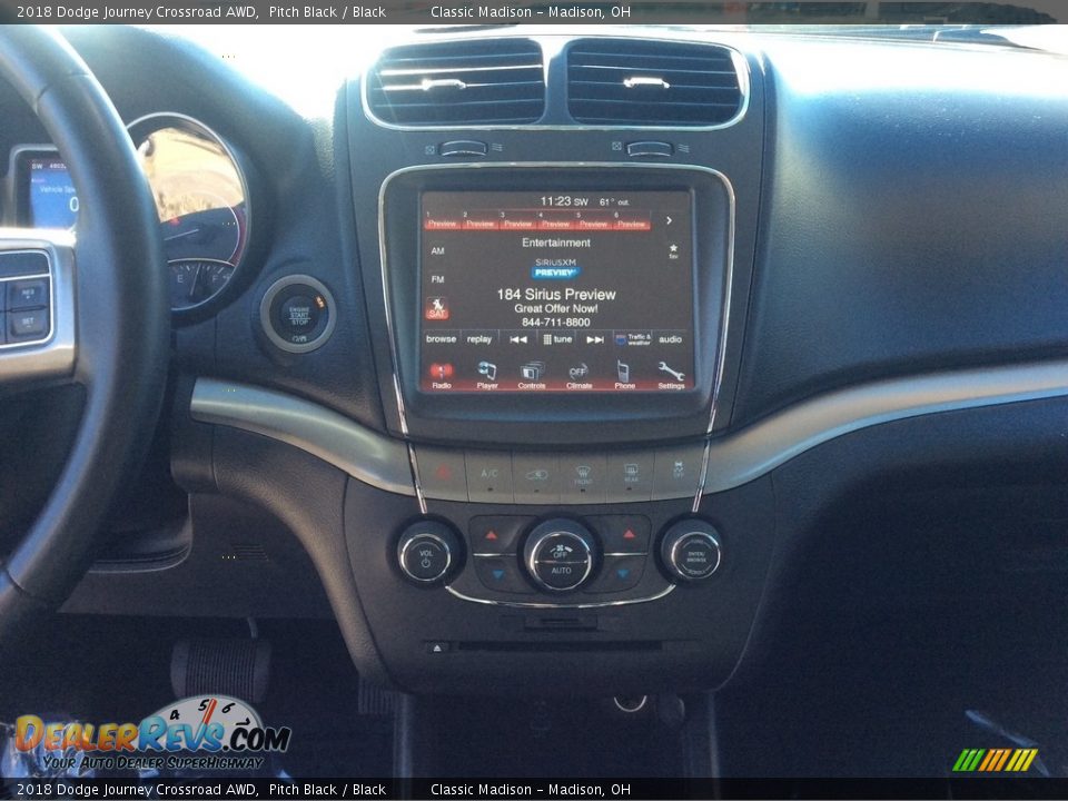 2018 Dodge Journey Crossroad AWD Pitch Black / Black Photo #18