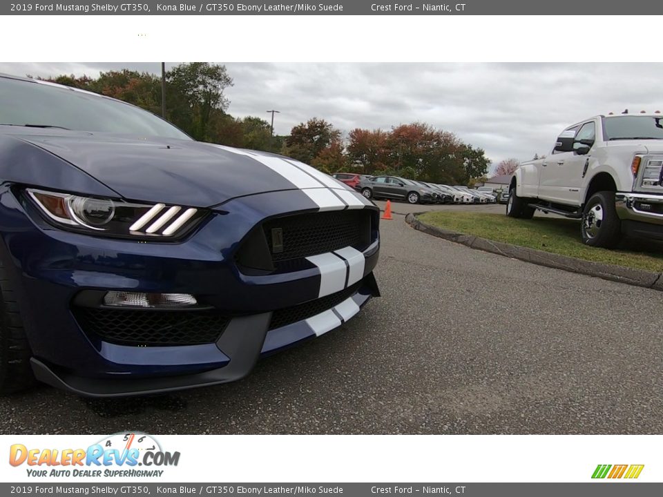 2019 Ford Mustang Shelby GT350 Kona Blue / GT350 Ebony Leather/Miko Suede Photo #30