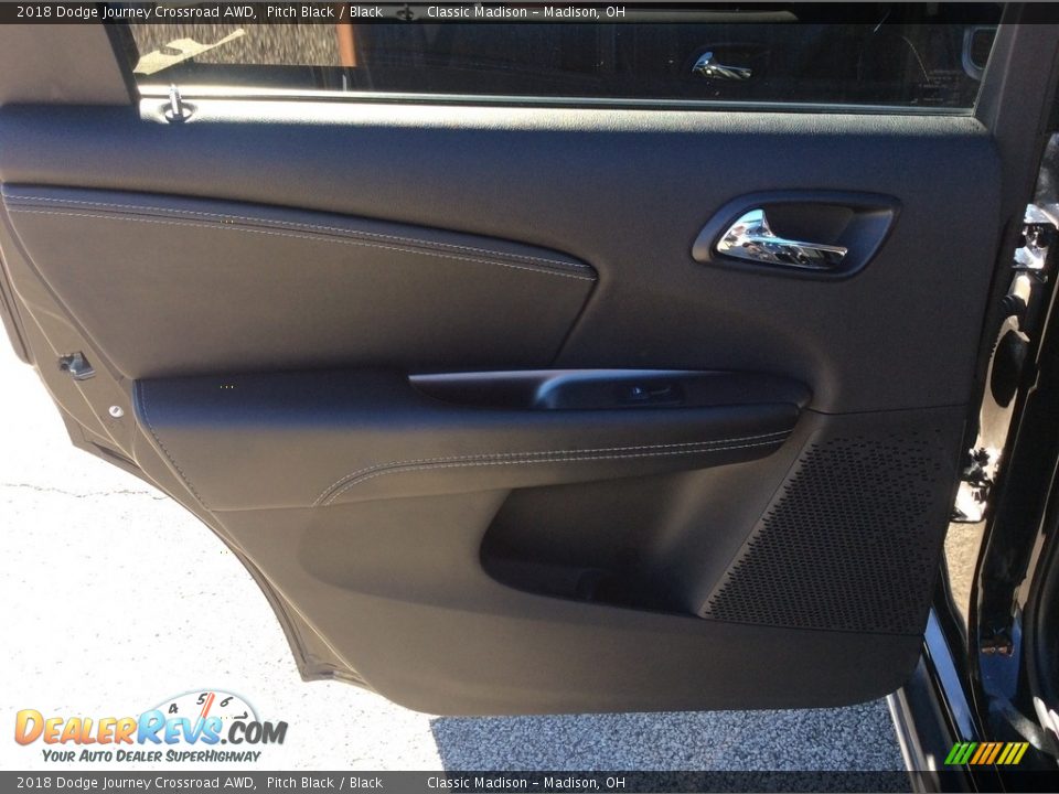 2018 Dodge Journey Crossroad AWD Pitch Black / Black Photo #23