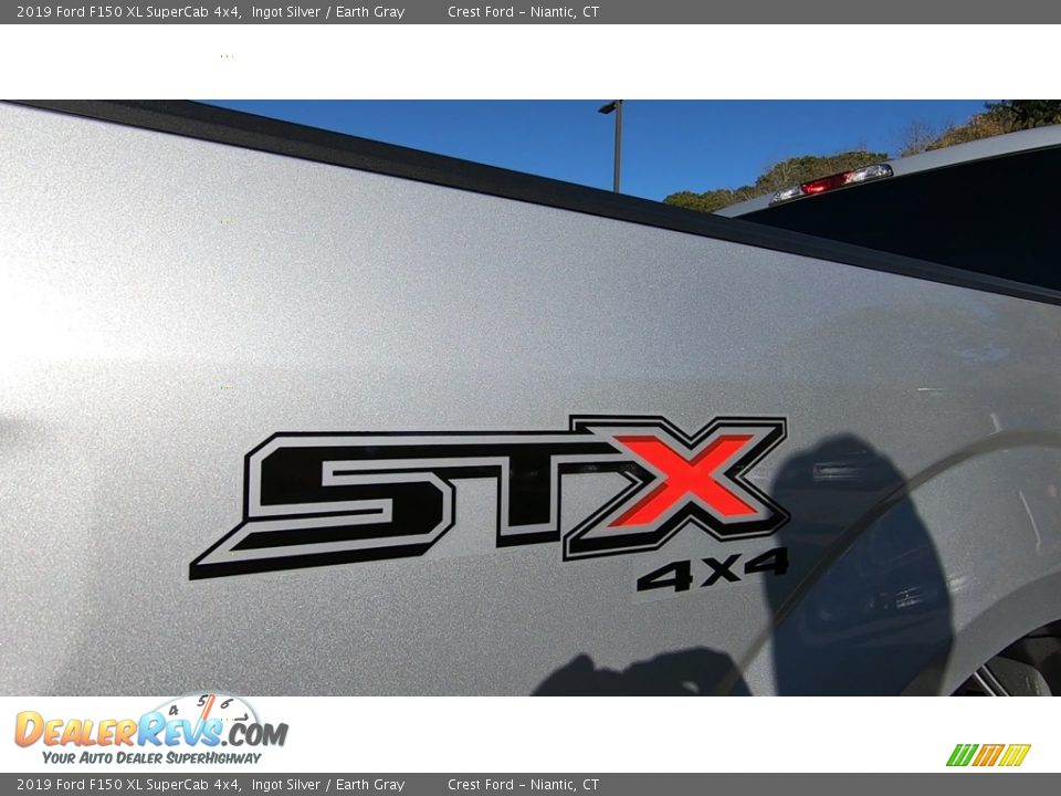 2019 Ford F150 XL SuperCab 4x4 Ingot Silver / Earth Gray Photo #9