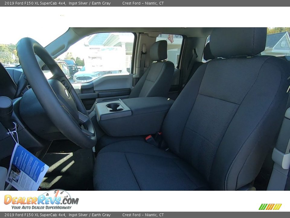 2019 Ford F150 XL SuperCab 4x4 Ingot Silver / Earth Gray Photo #11