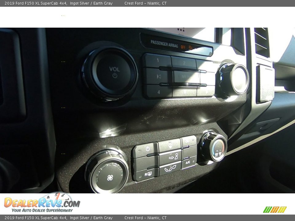 2019 Ford F150 XL SuperCab 4x4 Ingot Silver / Earth Gray Photo #15