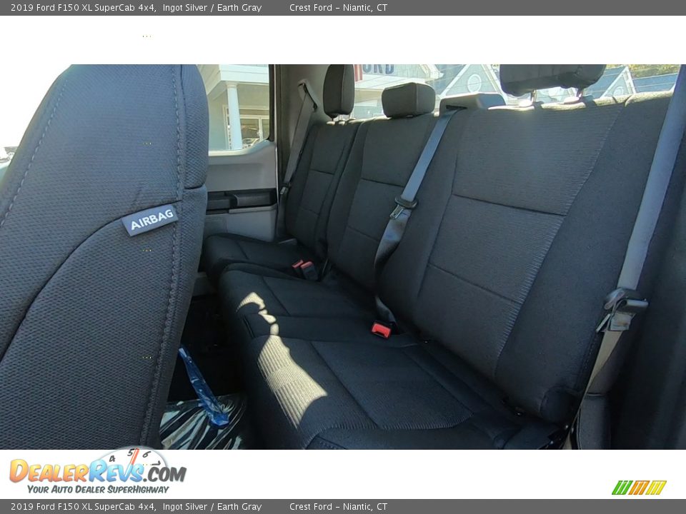 2019 Ford F150 XL SuperCab 4x4 Ingot Silver / Earth Gray Photo #17