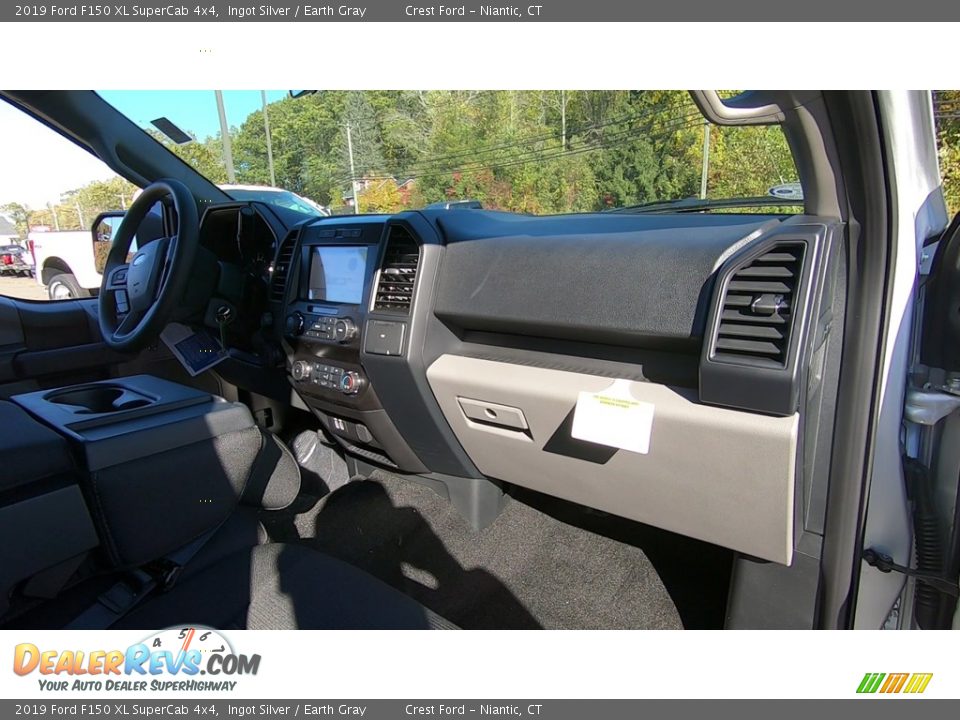 2019 Ford F150 XL SuperCab 4x4 Ingot Silver / Earth Gray Photo #24