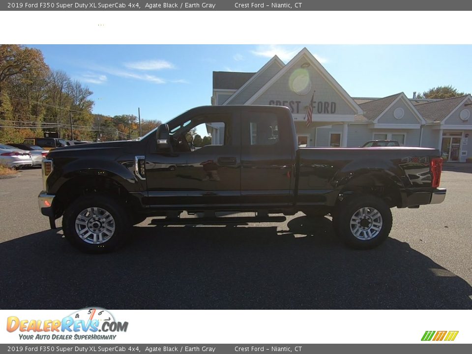 2019 Ford F350 Super Duty XL SuperCab 4x4 Agate Black / Earth Gray Photo #4