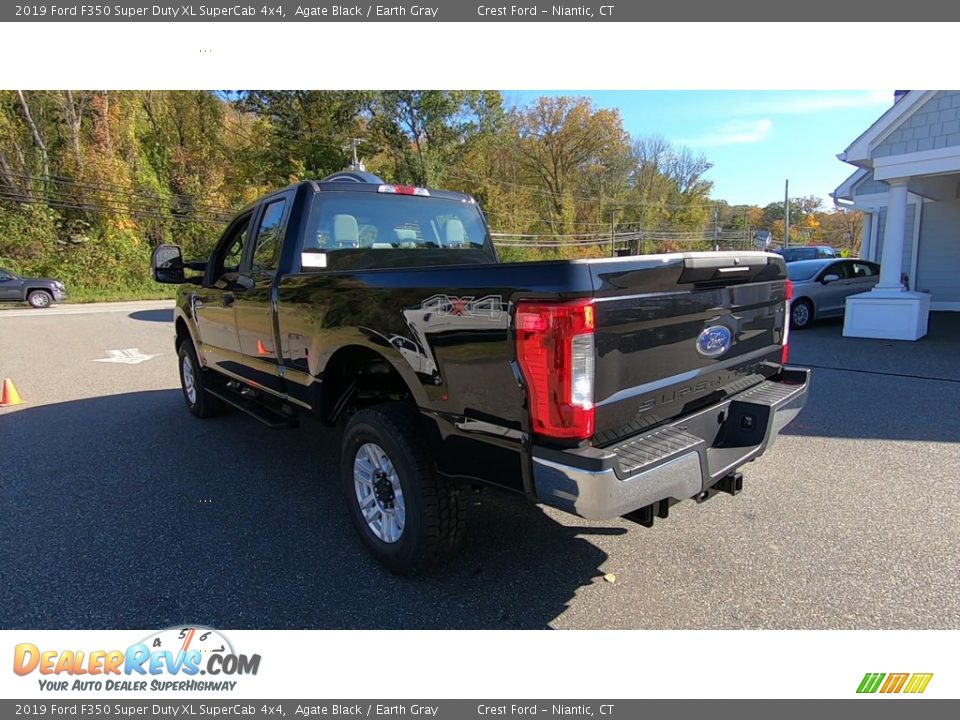 2019 Ford F350 Super Duty XL SuperCab 4x4 Agate Black / Earth Gray Photo #5