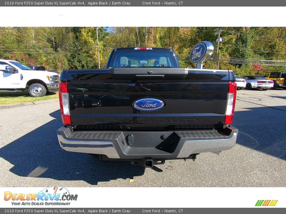 2019 Ford F350 Super Duty XL SuperCab 4x4 Agate Black / Earth Gray Photo #6